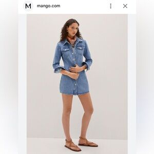 Denim Mini Dress NWT